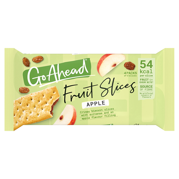 Go Ahead Fruit Slices Apple Fruit, 43.5g (Pack of 4)
