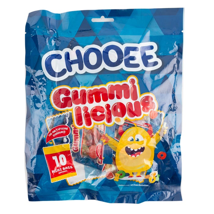 Chooee Gummilicious Assorted Gummy Sweets (Pack of 10)